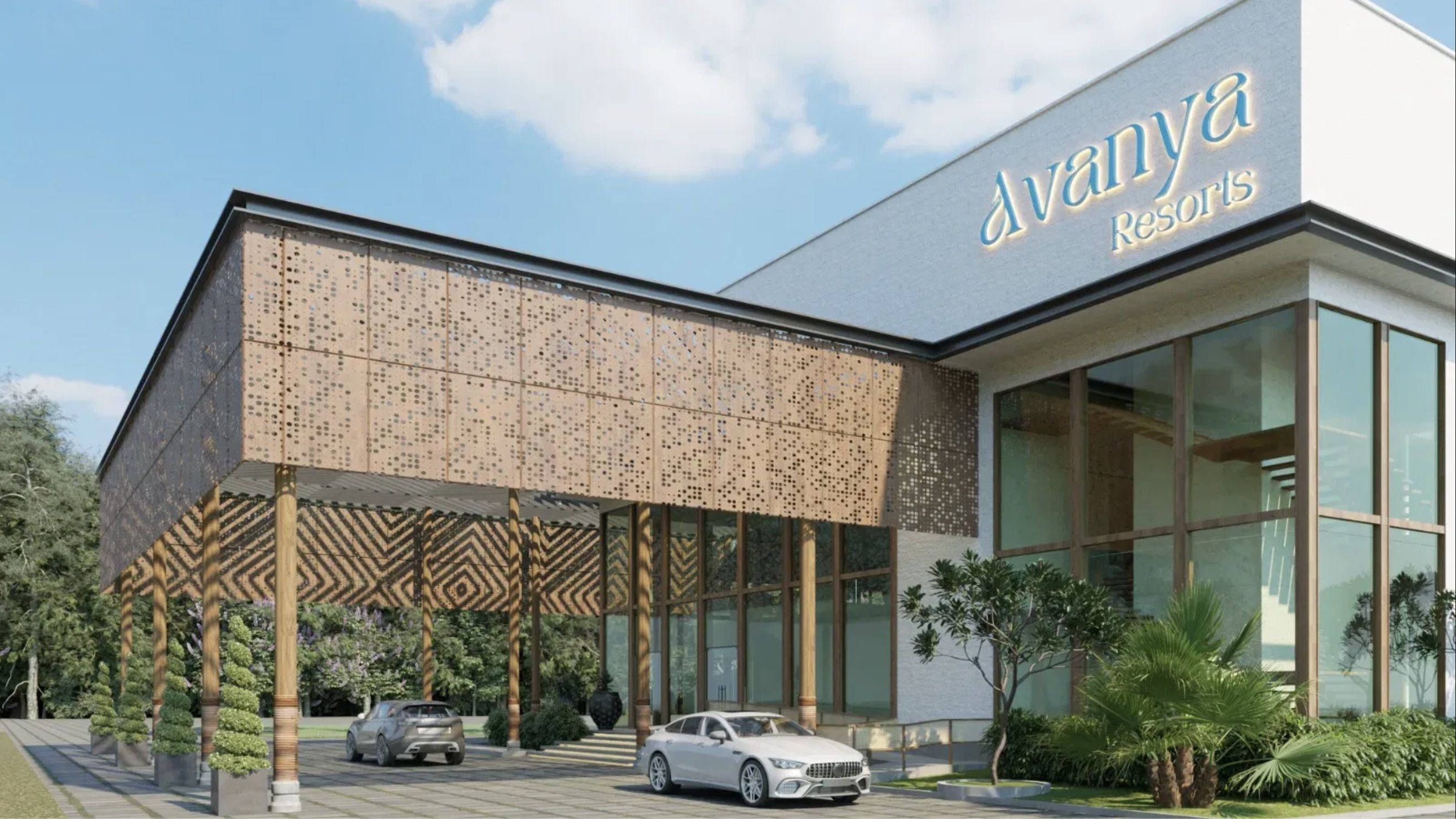 Avanya Resort Entrance